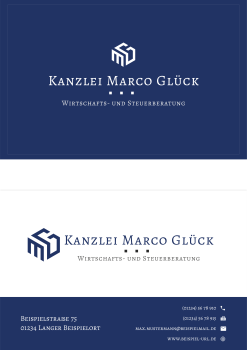 Visitenkarte Design 1