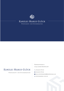 Visitenkarte Design 2
